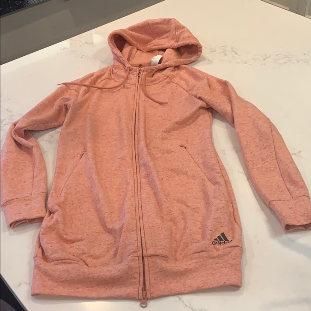 Adidas Long zip up sweater